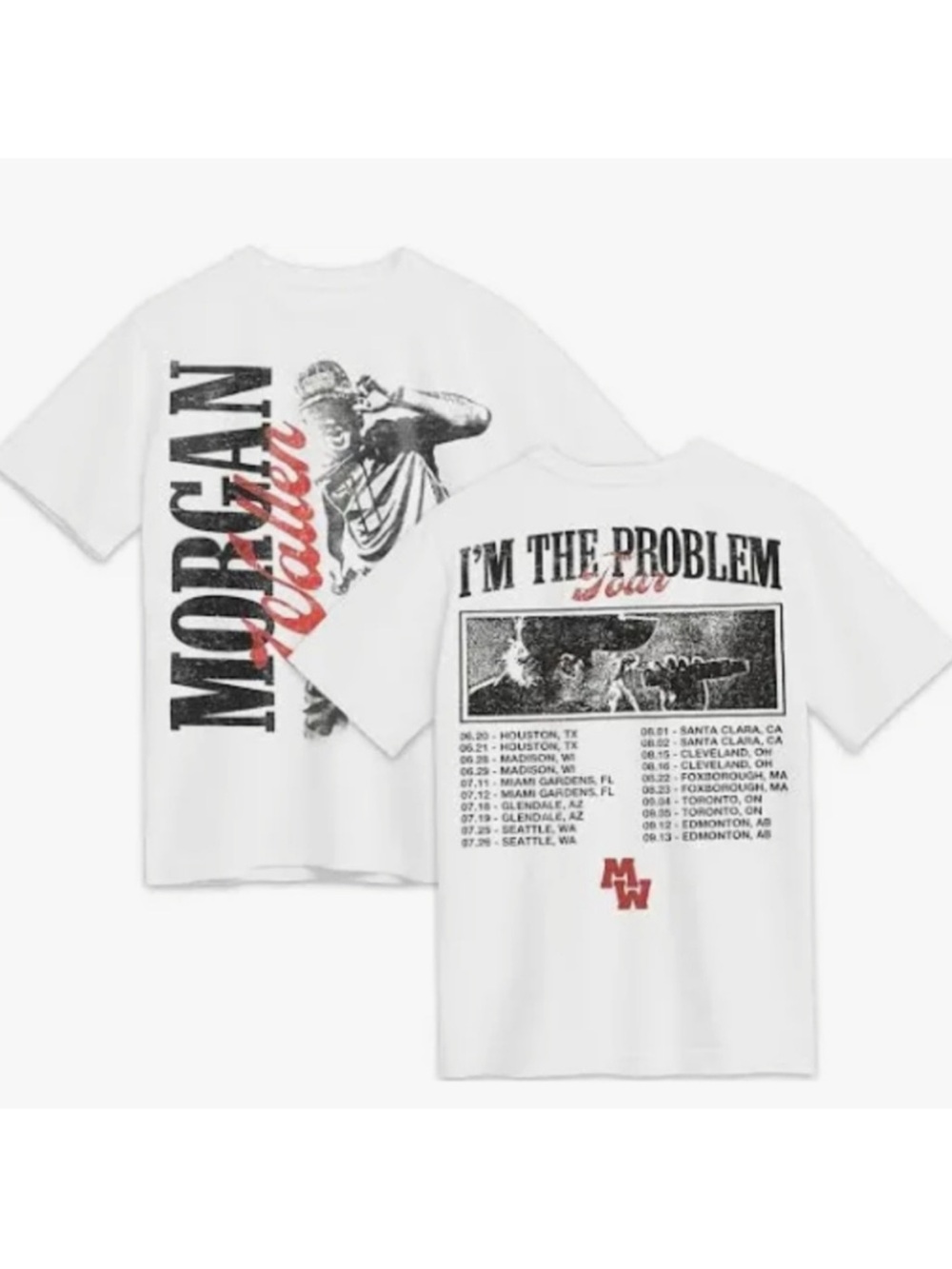New officially licensed Morgan Wallen exclusive  'I'm the Problem' tour tee L